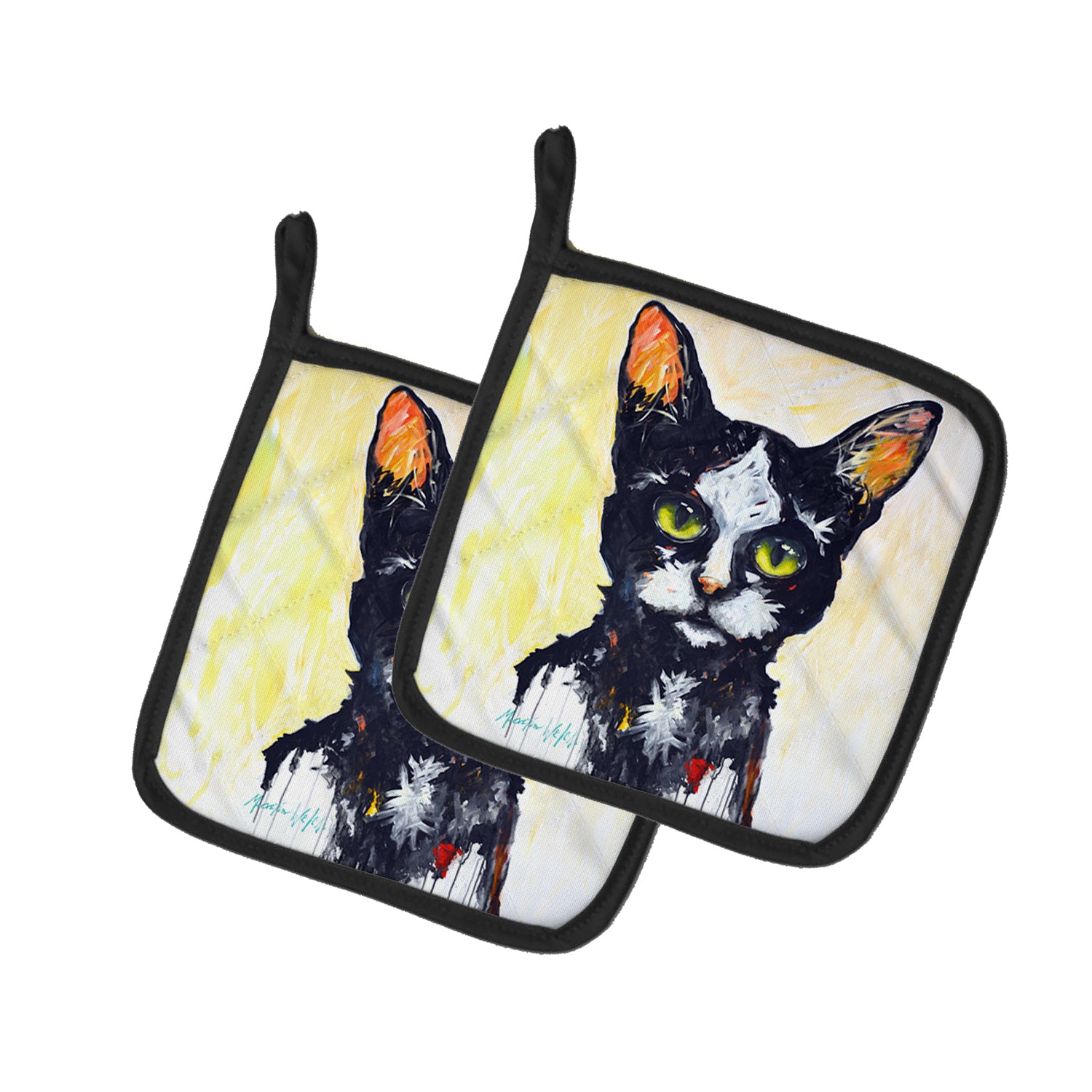 Buy this Big Kitty Cat Pair of Pot Holders