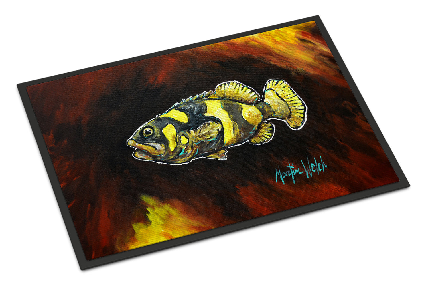 Buy this Bumblebee Fish Doormat