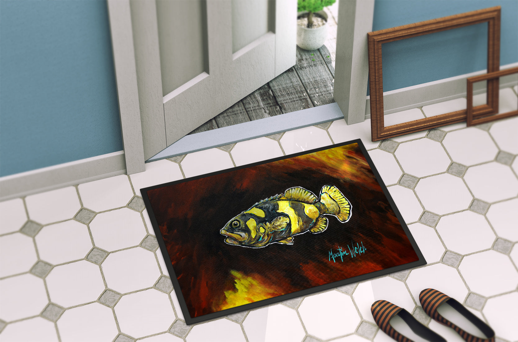 Bumblebee Fish Doormat