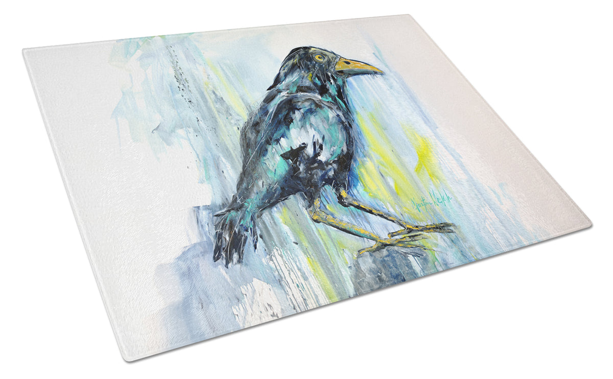 Buy this Burnt Corn Crow Glass Cutting Board