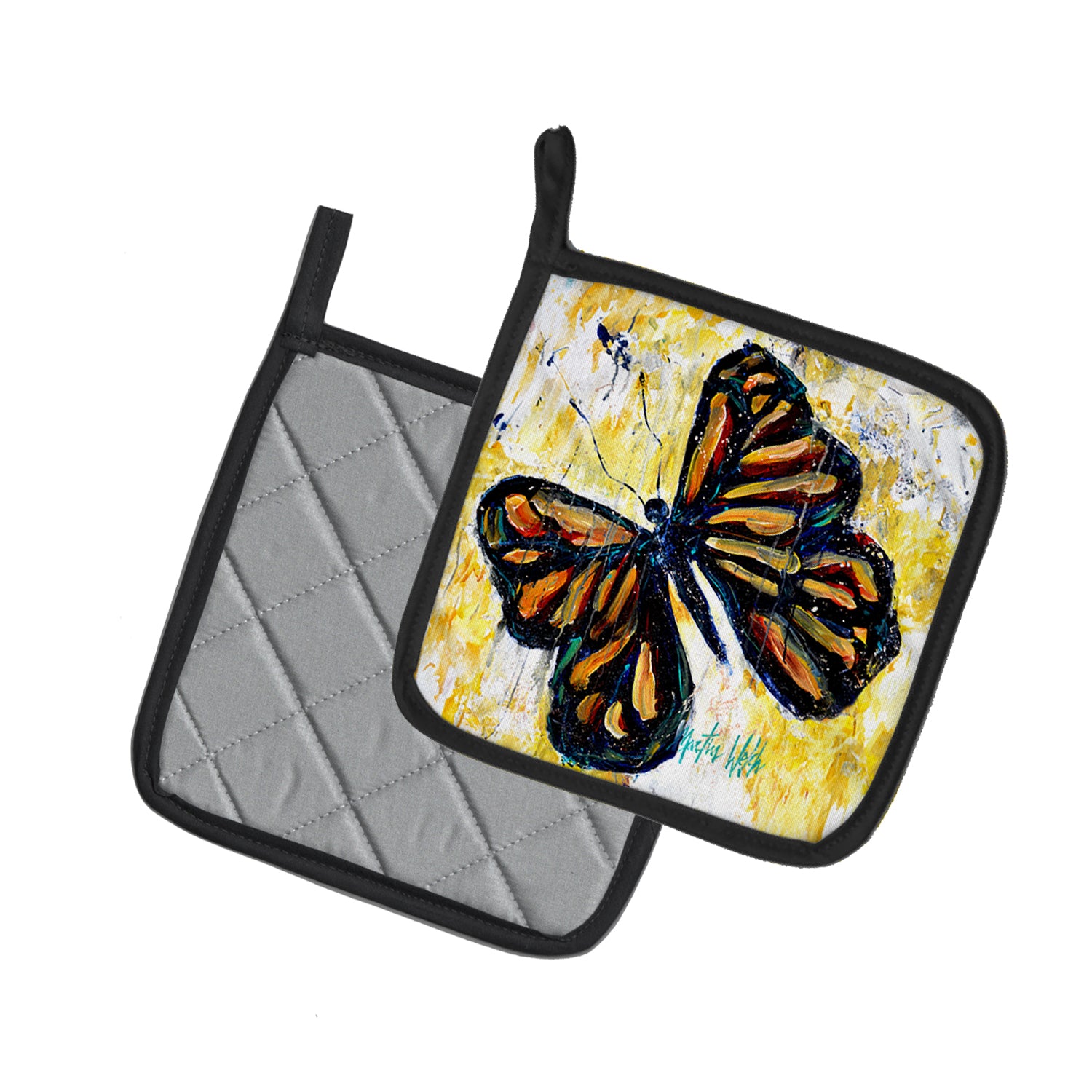Butterfly Breeze Pair of Pot Holders