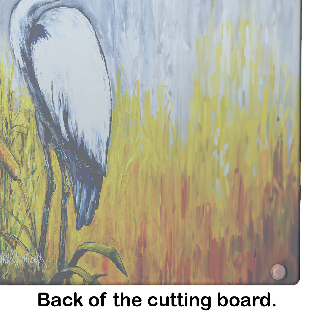 Cattin Around Heron Glass Cutting Board