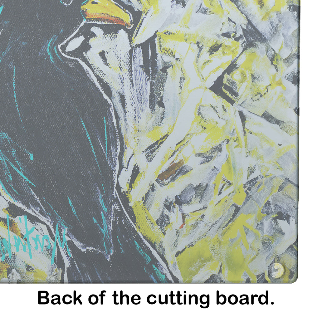 Crow Adam Glass Cutting Board