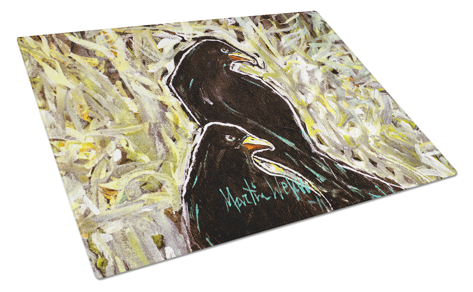 Buy this Crows Matt and Chester Glass Cutting Board