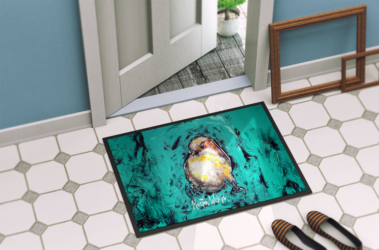 Caroline's Treasures EeewH Bird Doormat