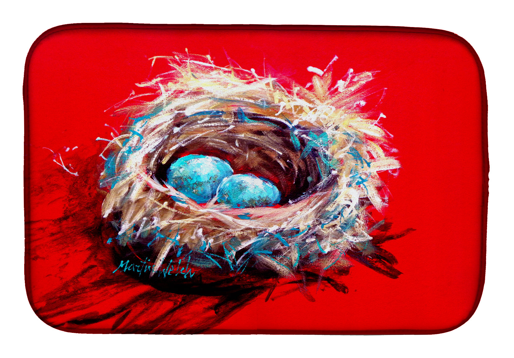 Buy this Egg-Stra Special Bird Nest Dish Drying Mat