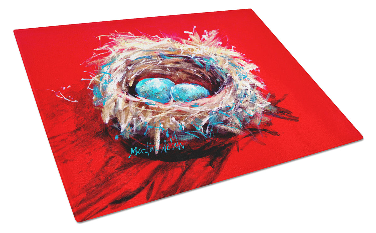 Buy this Egg-Stra Special Bird Nest Glass Cutting Board