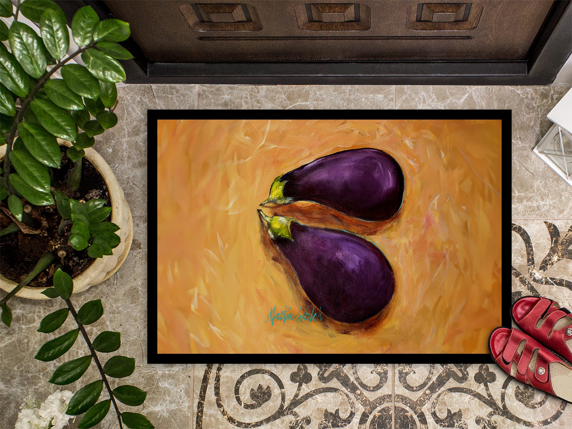 EP II Eggplant Doormat