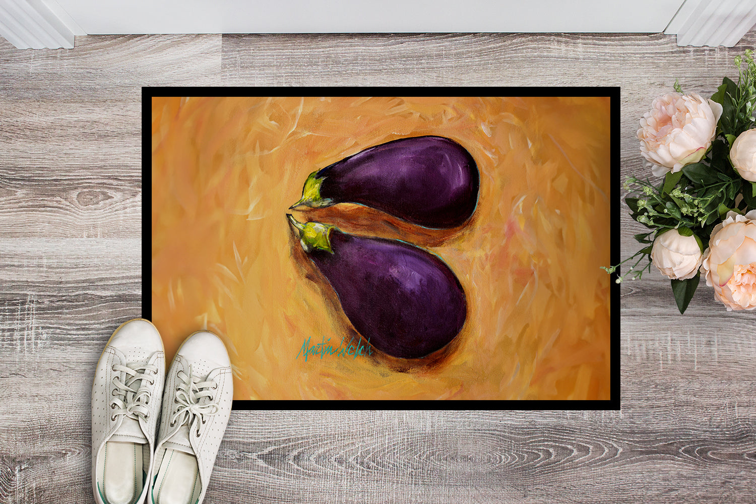 Caroline's Treasures EP II Eggplant Doormat