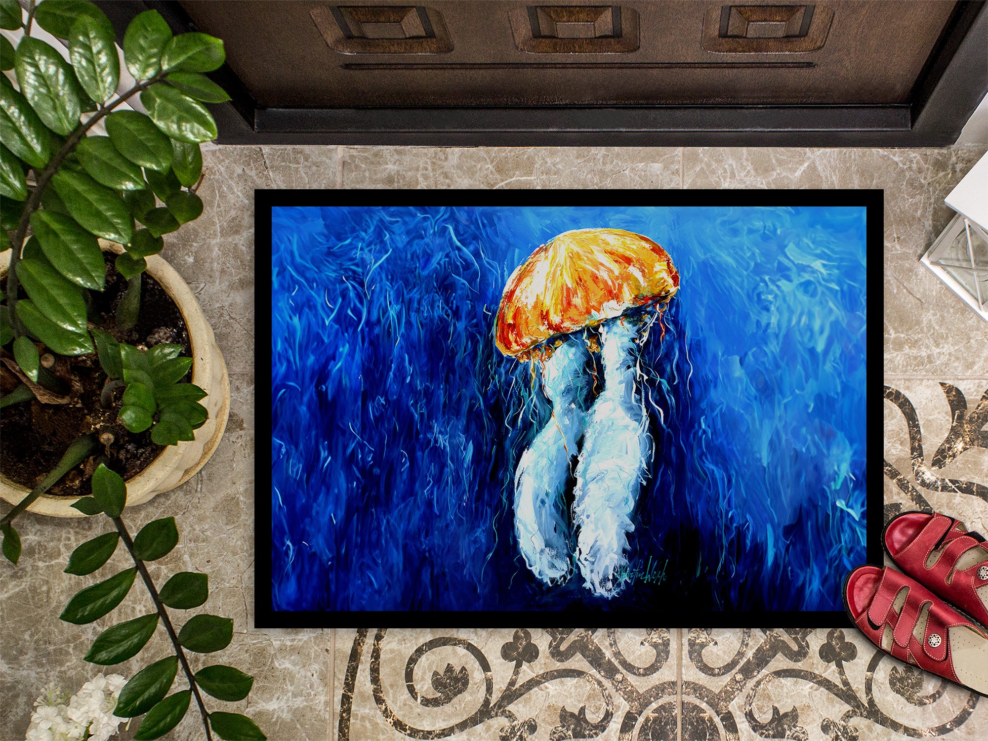 Fanta Sea Jellyfish Doormat