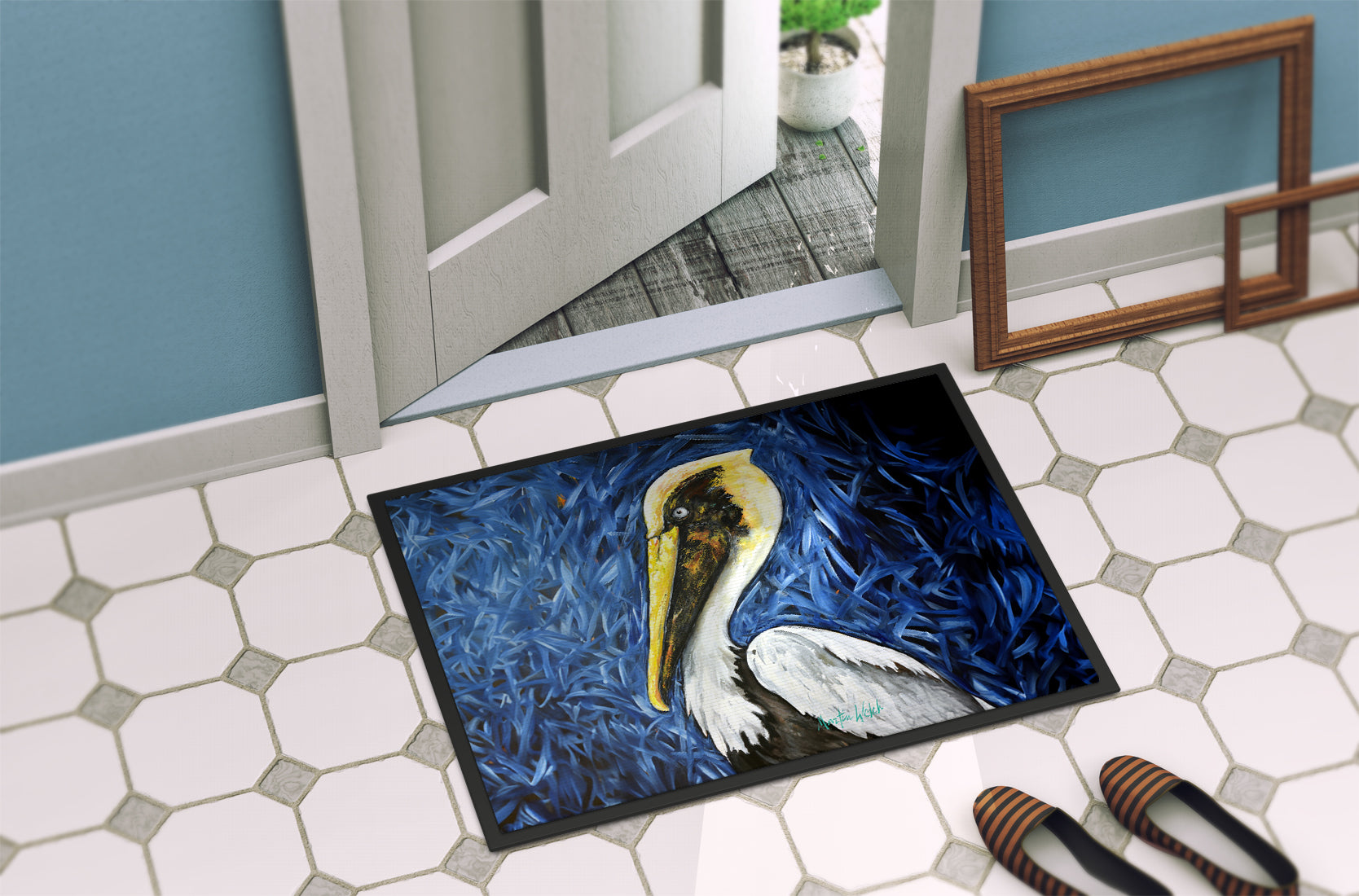 Fierce Pelican Doormat
