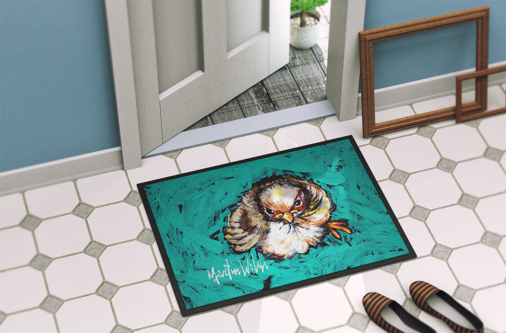 Fiest Chic Bird Doormat