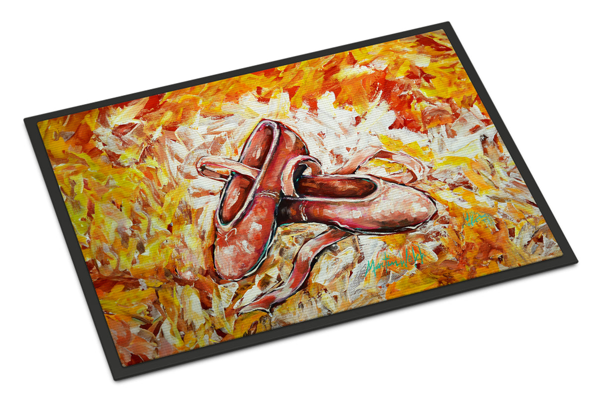 Caroline's Treasures First Step Ballet Shoes Doormat