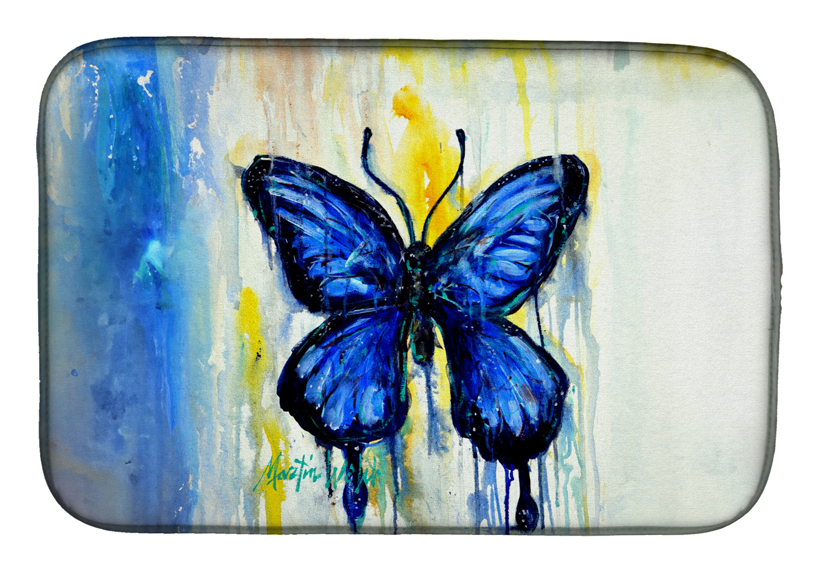 Buy this Flutter Butterfly Dish Drying Mat