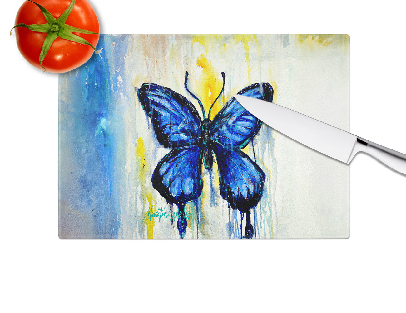 Flutter Butterfly Glass Cutting Board