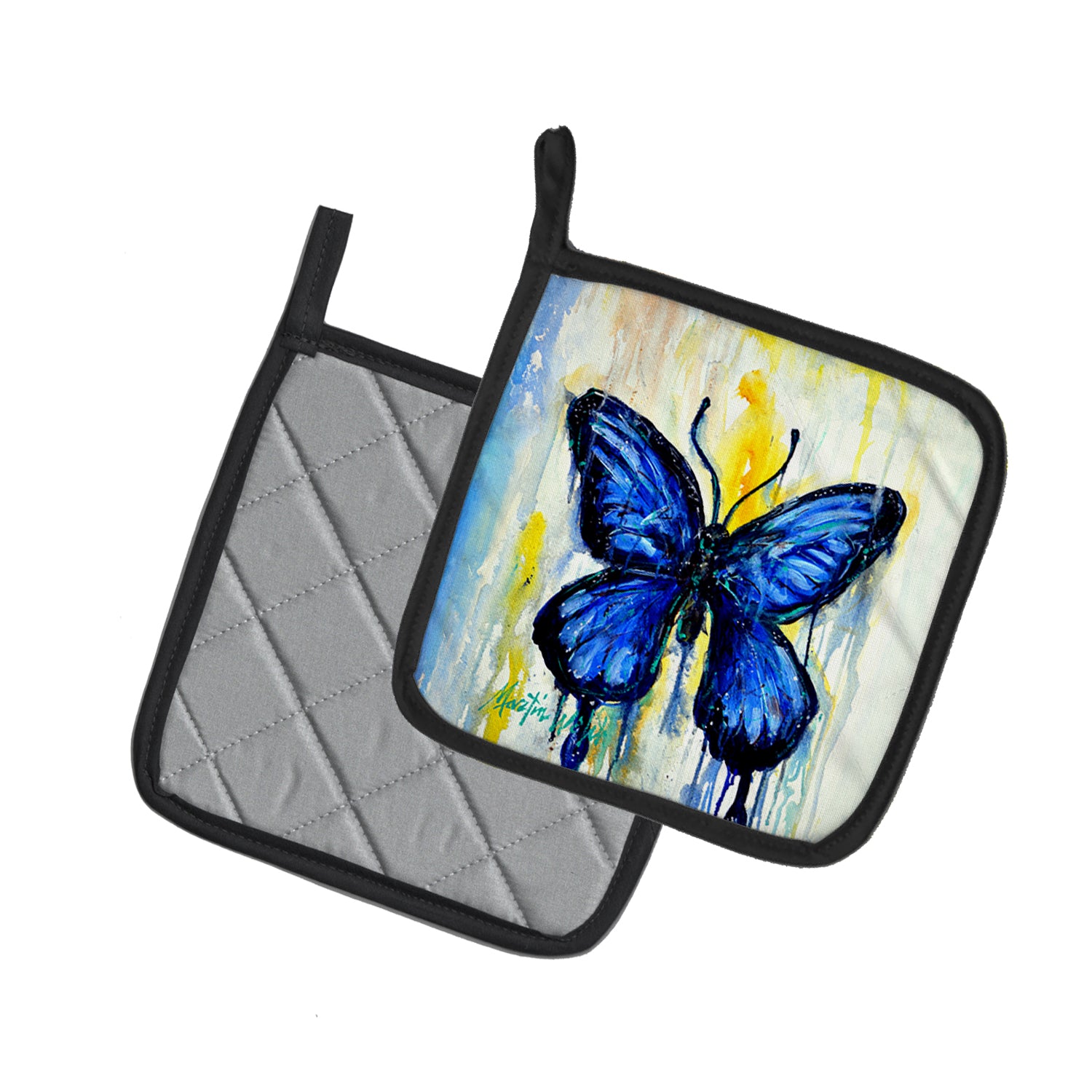 Buy this Flutter Butterfly Pair of Pot Holders