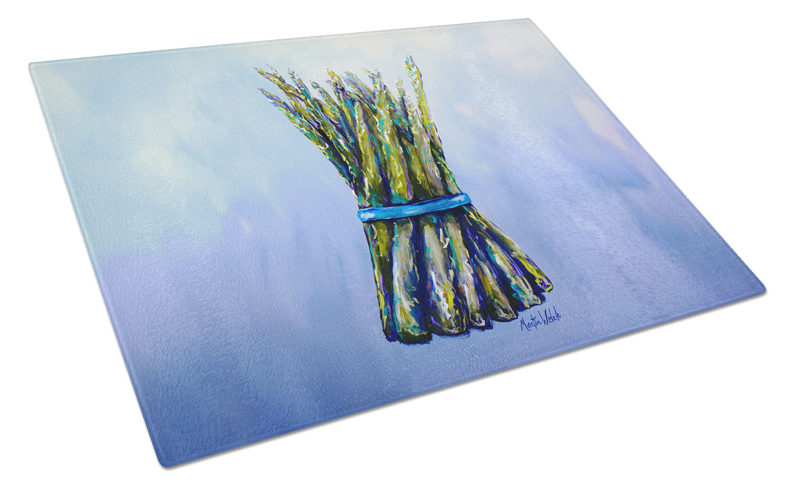 Buy this Fresh Bunch Asparagus Glass Cutting Board