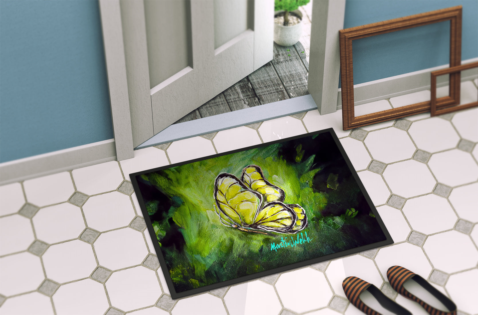 Glover Fly Sage Butterfly Doormat