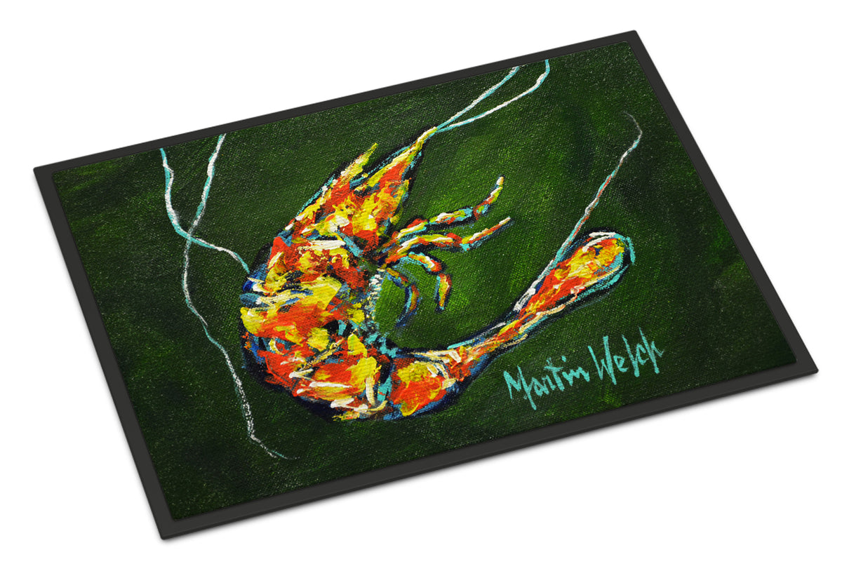 Caroline's Treasures Green Waters Shrimp Doormat