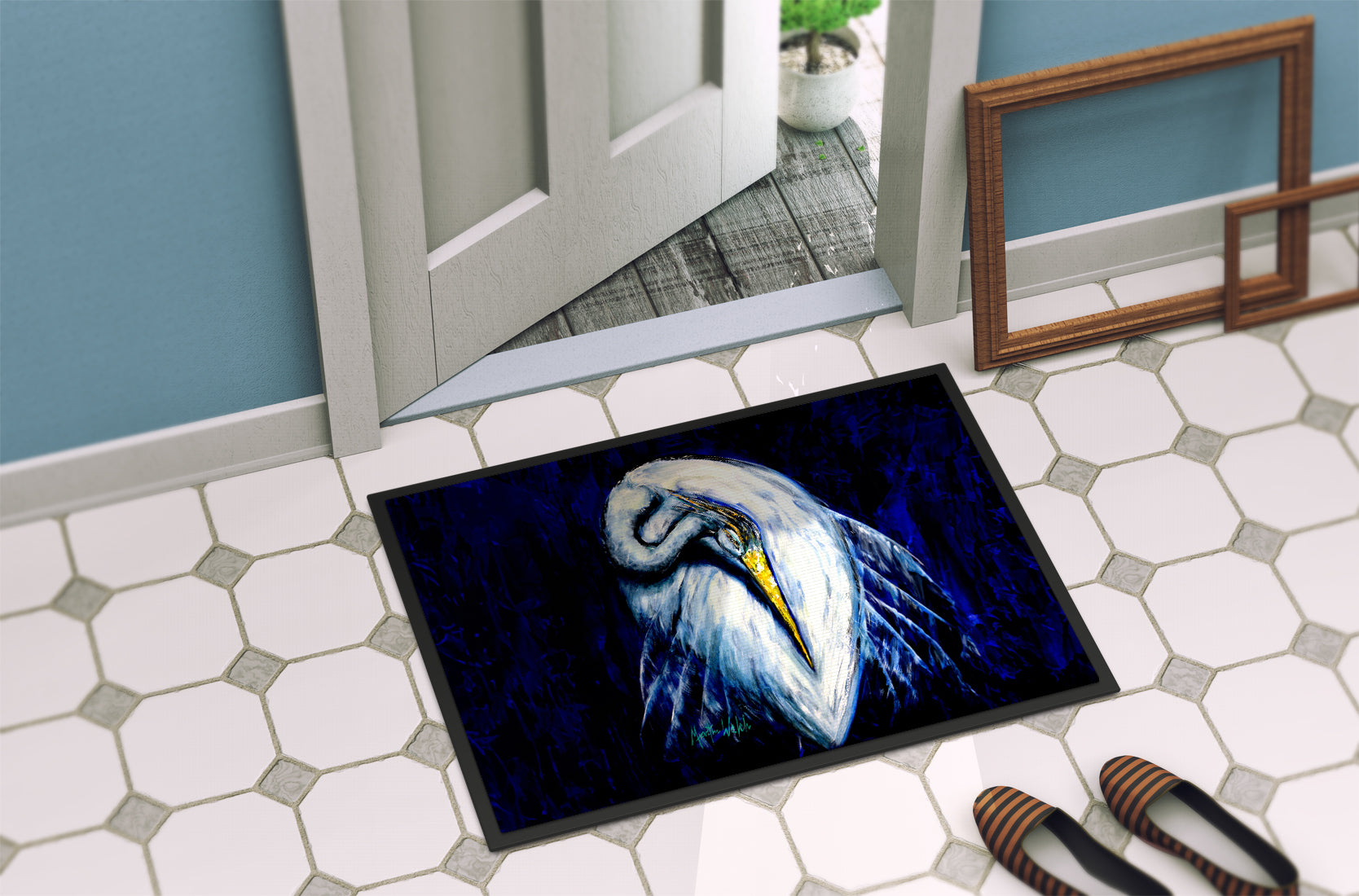 Heron Freshen Up Doormat