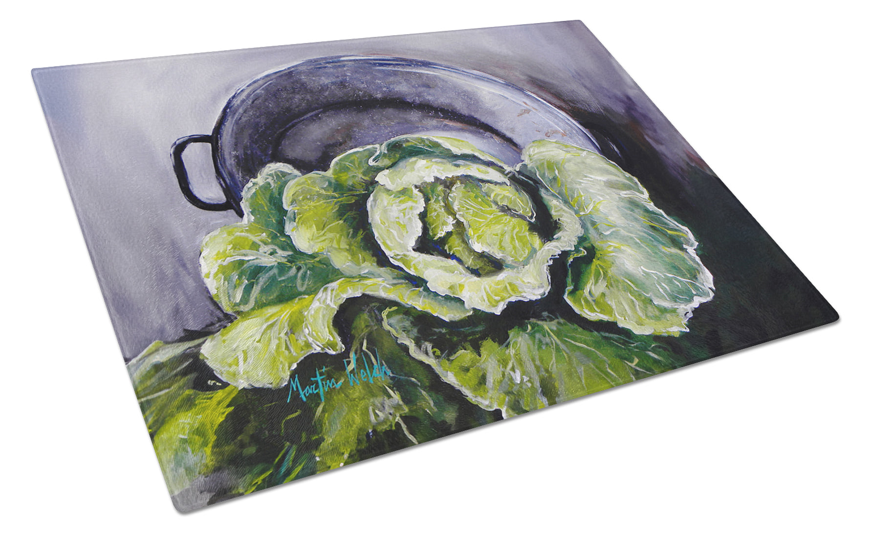 Buy this Home Grown In Plaquemines Parish Cabbage Glass Cutting Board