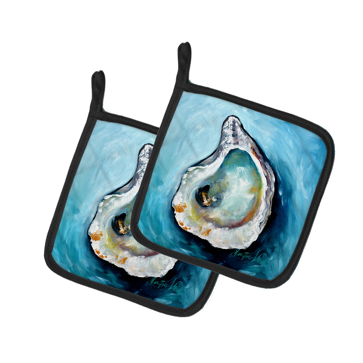 Buy this J Mac Oyster Pair of Pot Holders