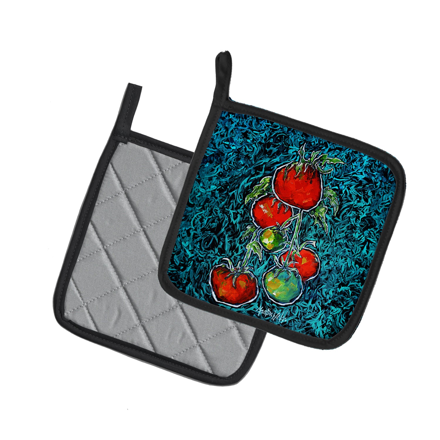 Maters Tomatoes Pair of Pot Holders