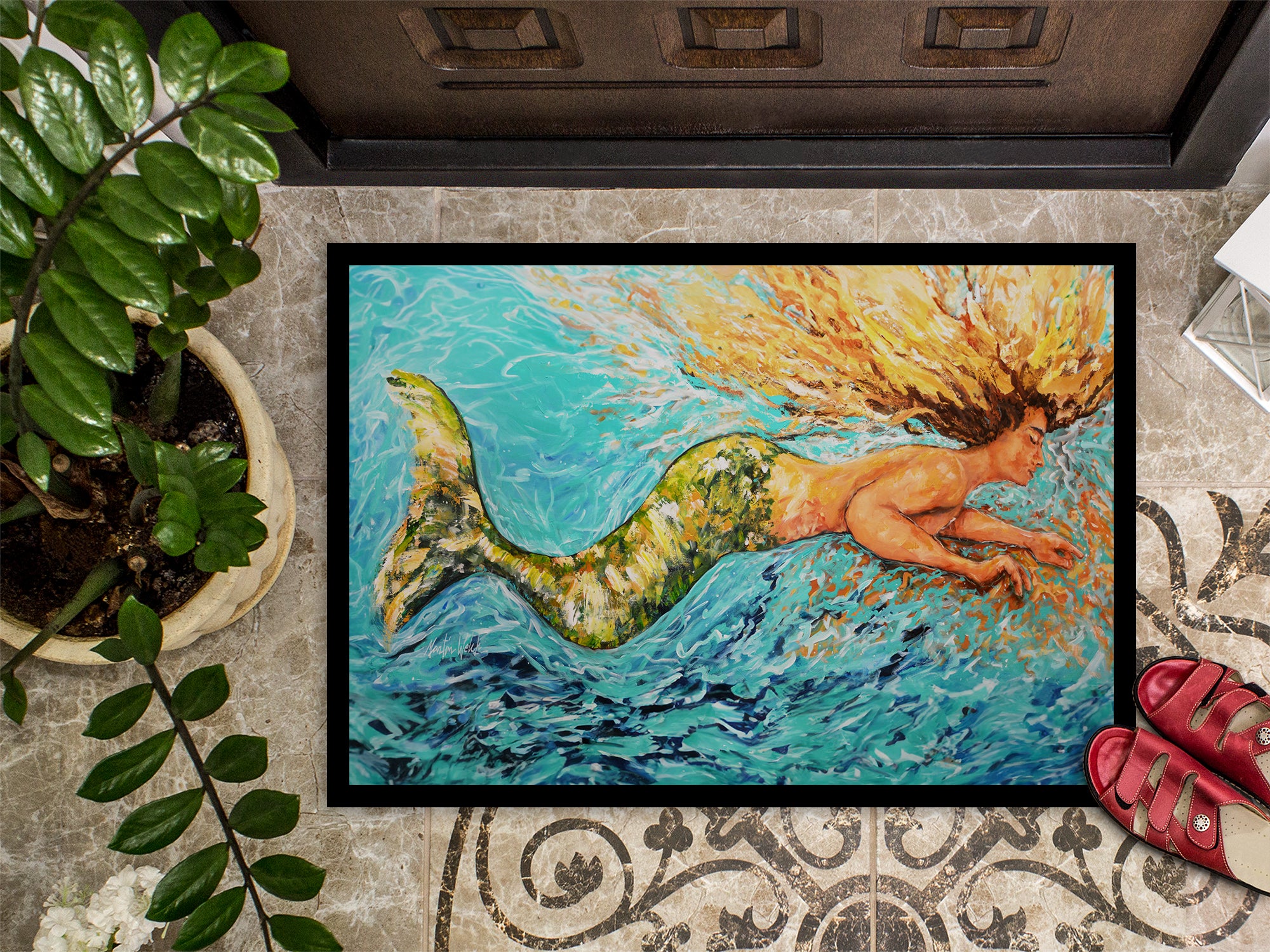 Mermaid After Your Heart Doormat