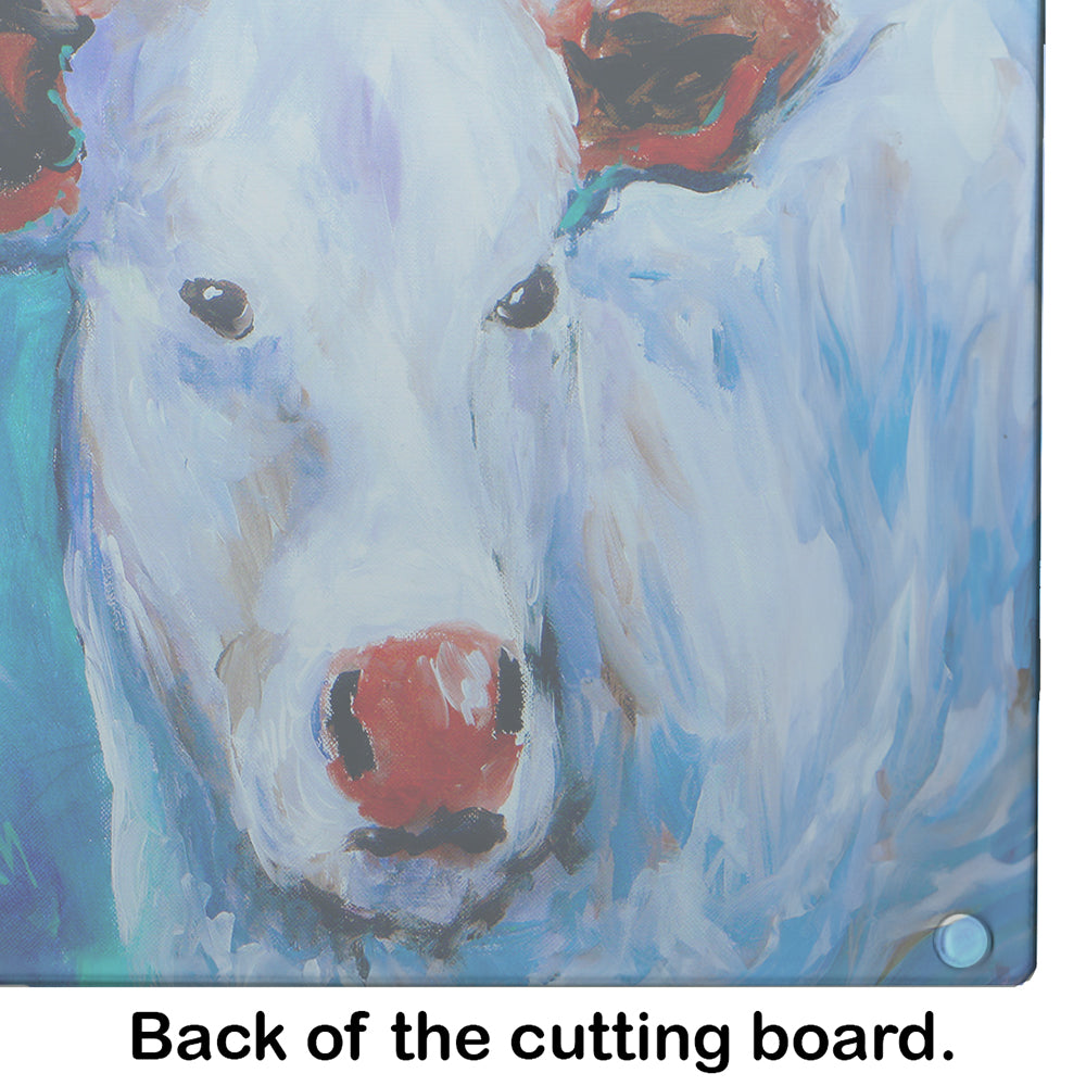 Move Over Cow Glass Cutting Board