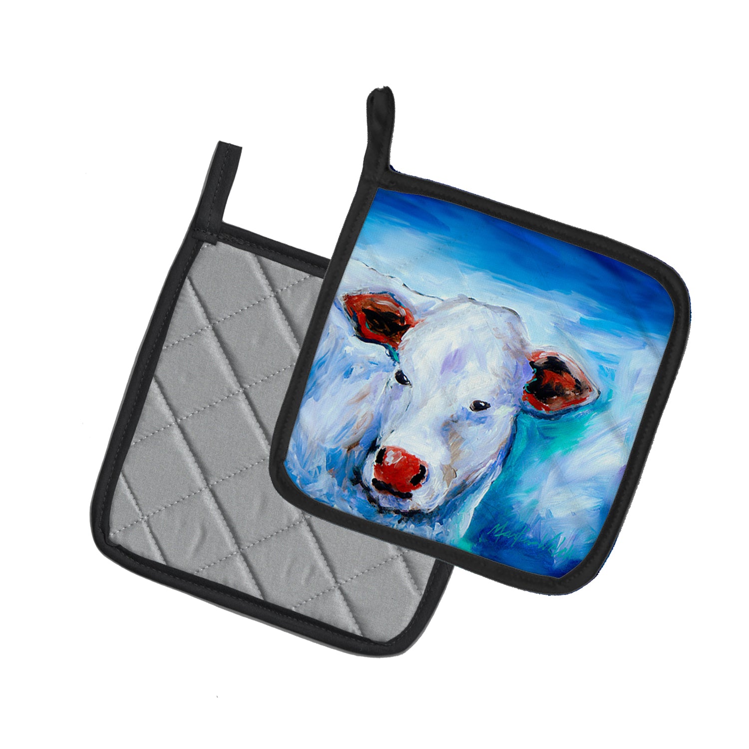 Move Over Cow Pair of Pot Holders