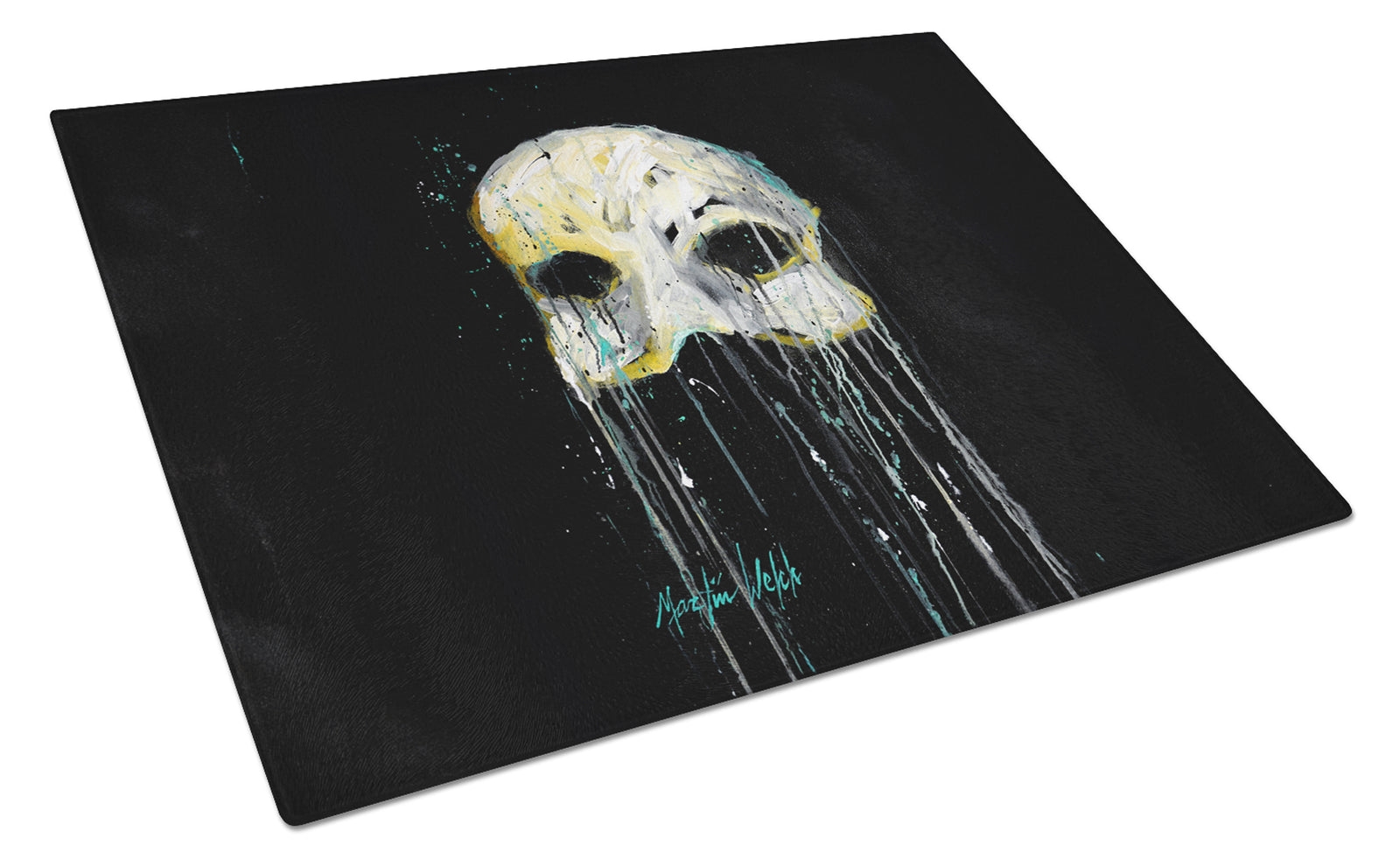 Buy this Mysterious Mask Glass Cutting Board