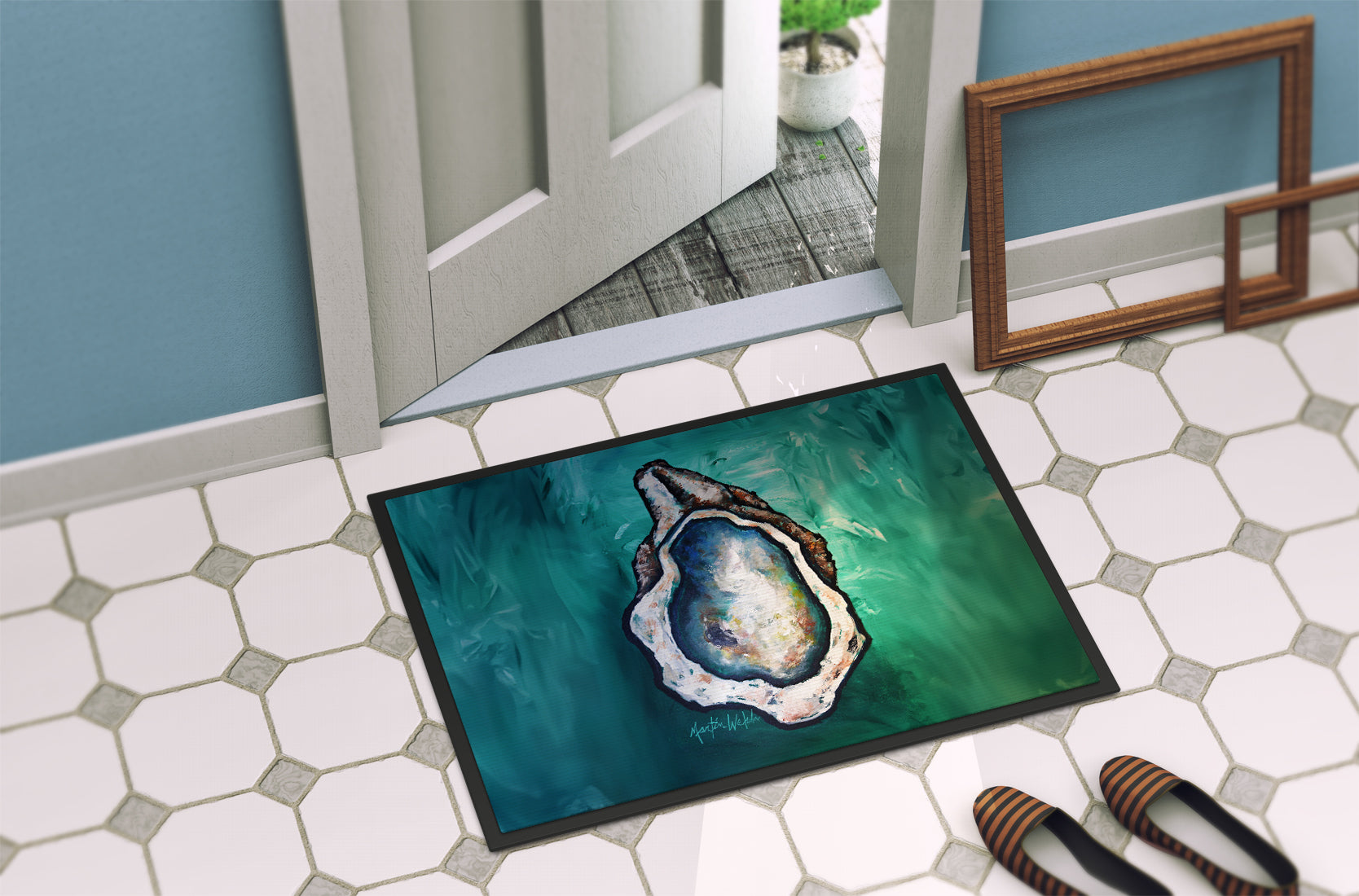 One Shell Oyster Doormat