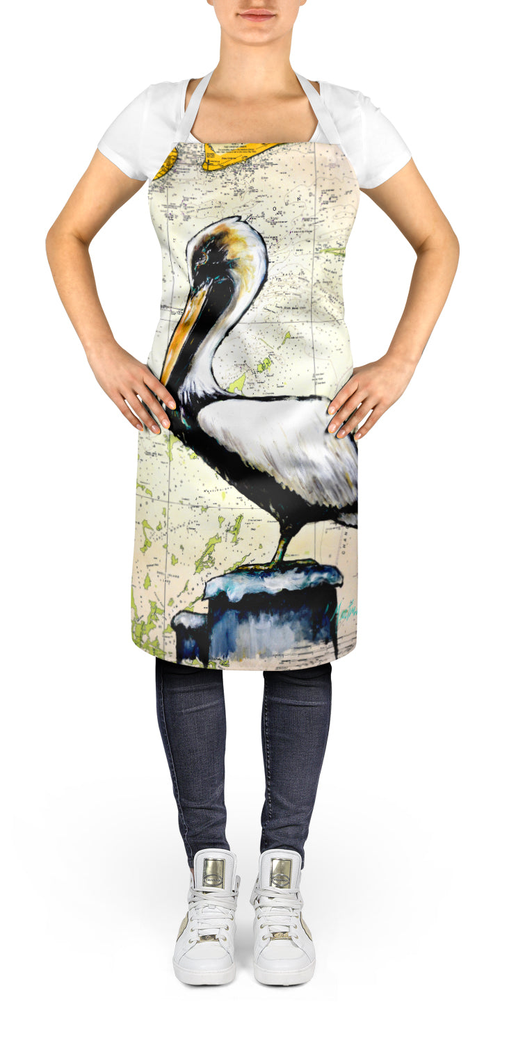 Pelican on Map Apron