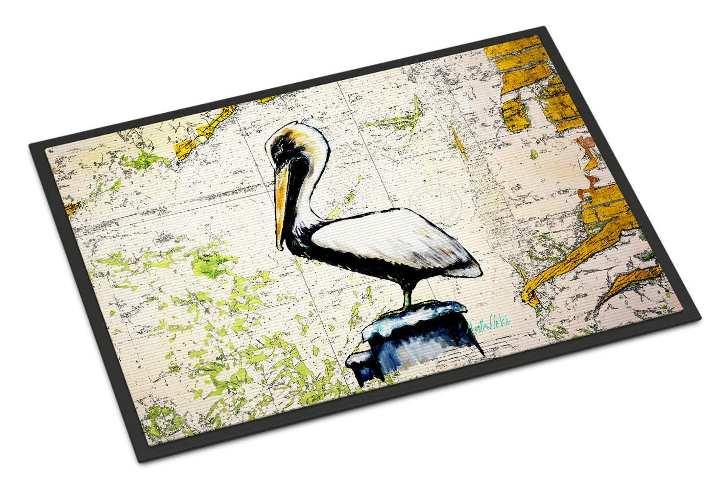 Buy this Pelican on Map Doormat