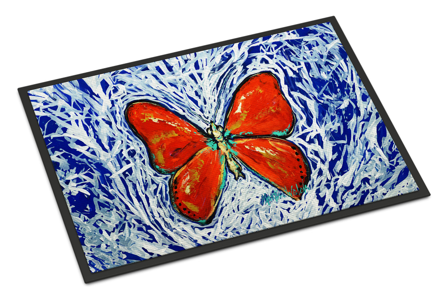 Buy this Red Glider Butterfly Doormat