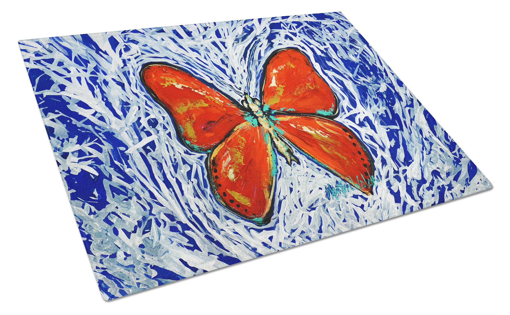 Buy this Red Glider Butterfly Glass Cutting Board