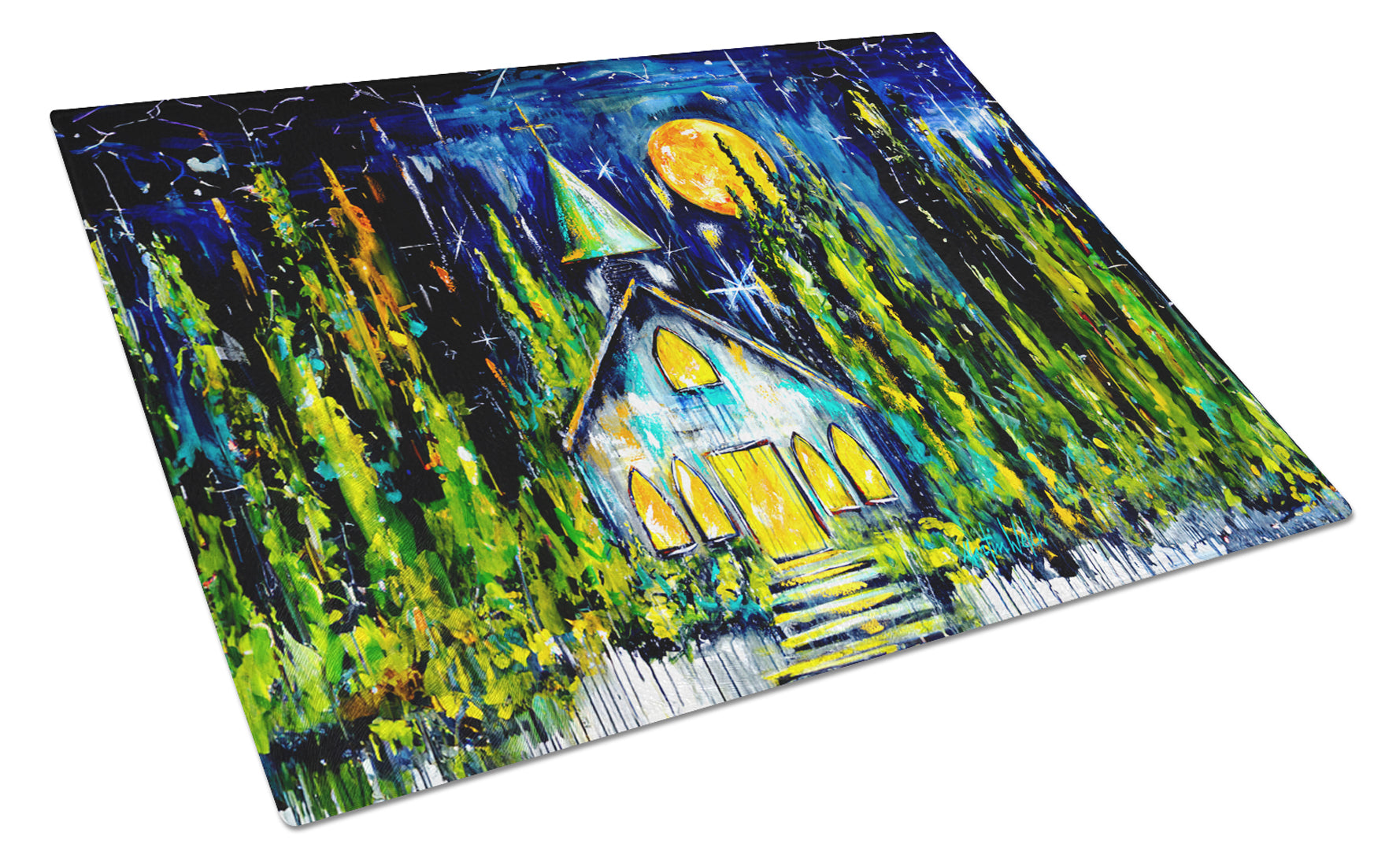 Buy this Rock of Ages Church Glass Cutting Board