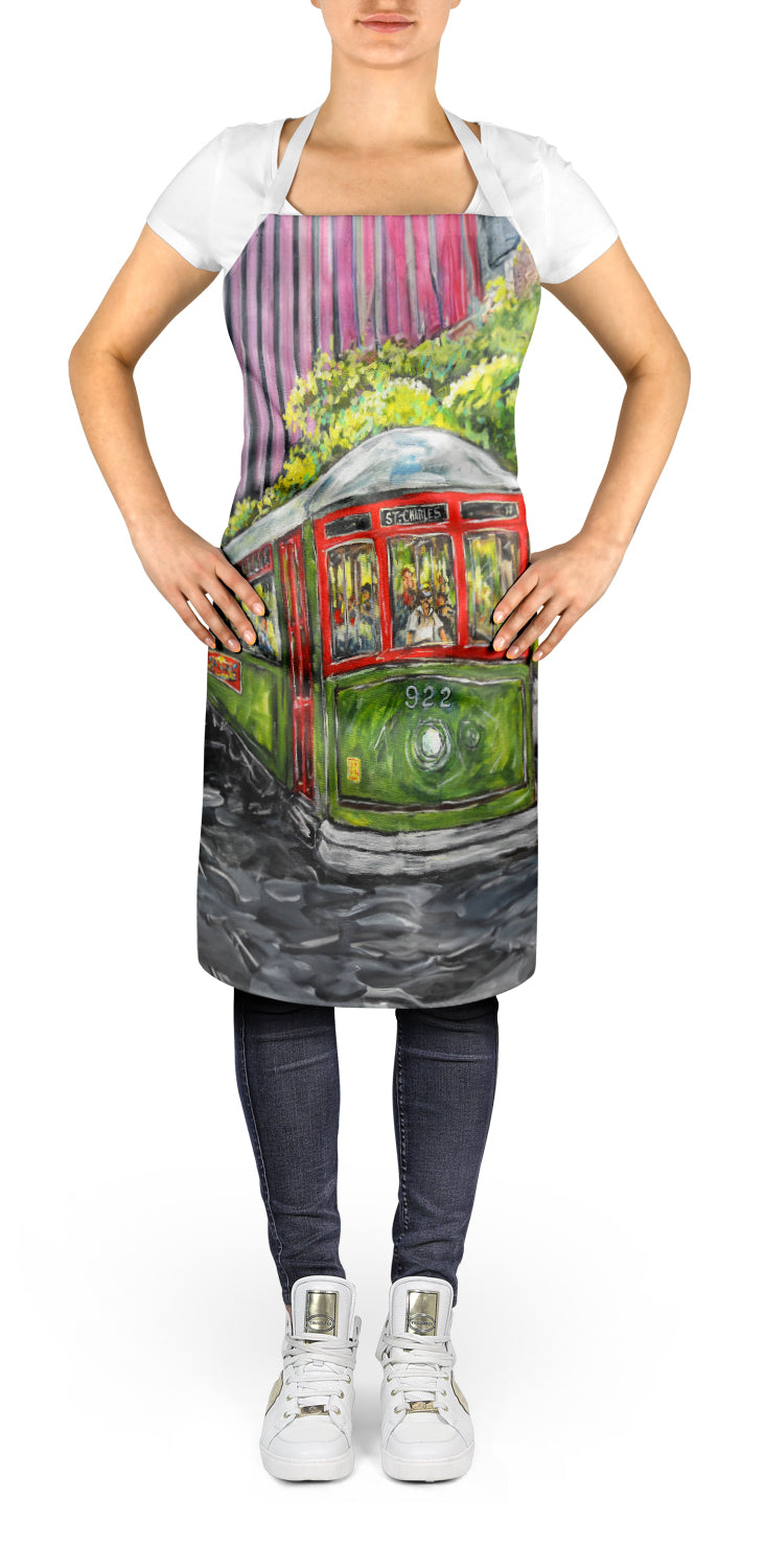 Caroline's Treasures Saint Charles No. 922 Streetcar Again Apron – Artist-Designed Kitchen, BBQ & Craft Apron