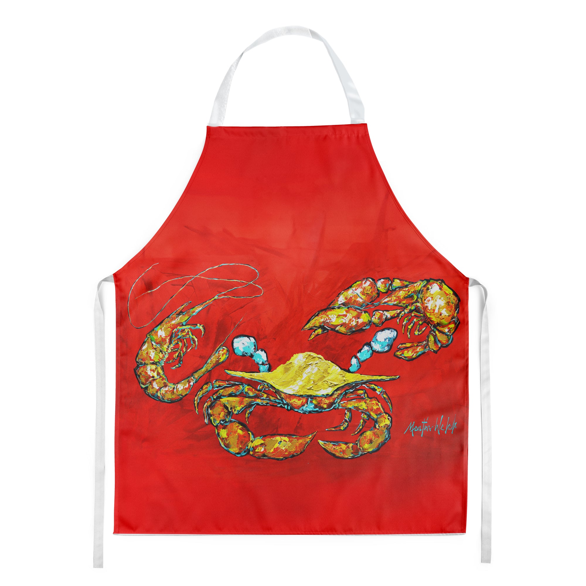 Buy this Seafood Sandwich Crab Shrimp Crawfish Apron