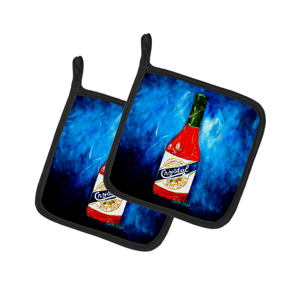 Buy this So Hot I&#39;m Blue Sauce Pair of Pot Holders