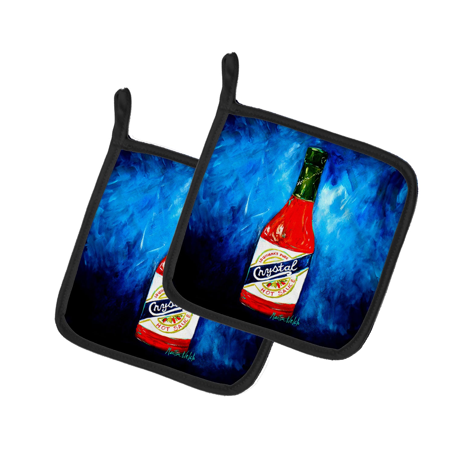 Buy this So Hot I'm Blue Sauce Pair of Pot Holders