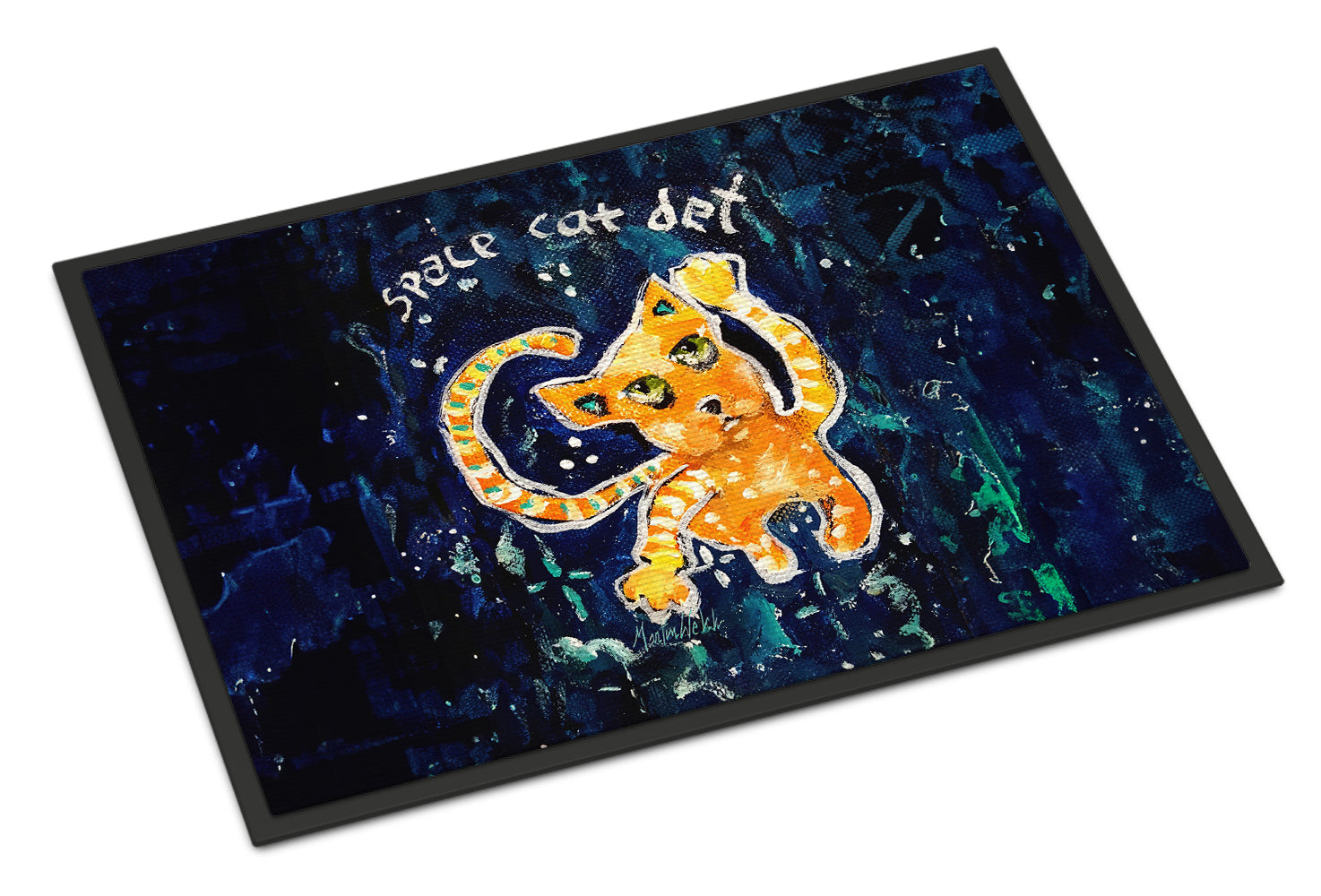 Buy this Space Cat Det Cat Doormat