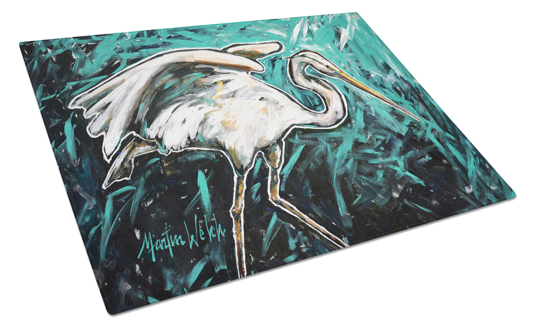 Buy this Heron Stretch Glass Cutting Board
