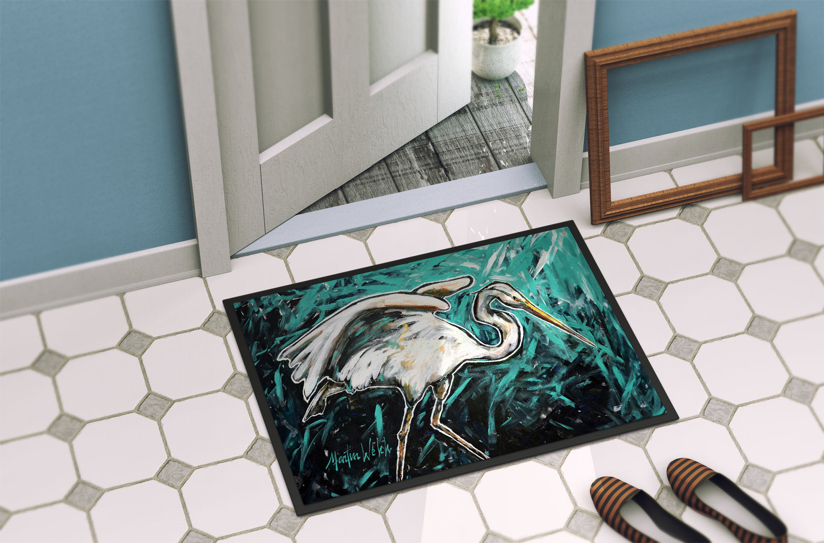 Heron Stretch Doormat
