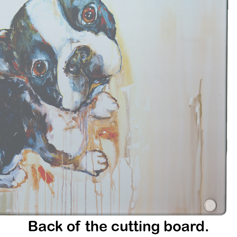 Boston Terrier The Look Glass Cutting Board