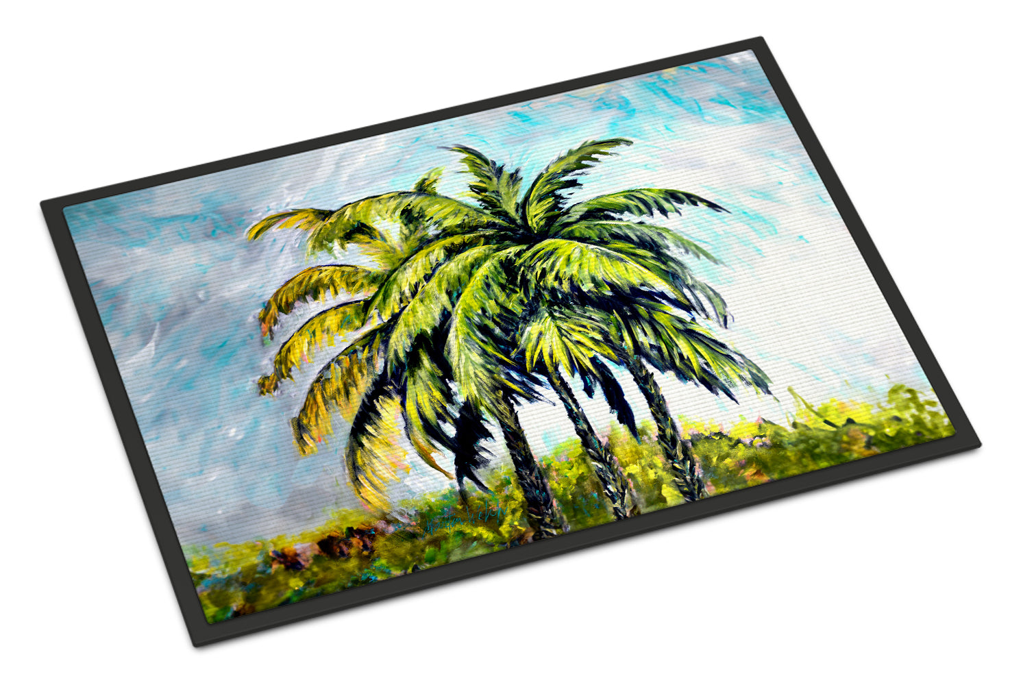 Buy this Tropical Breeze Palm Trees Doormat