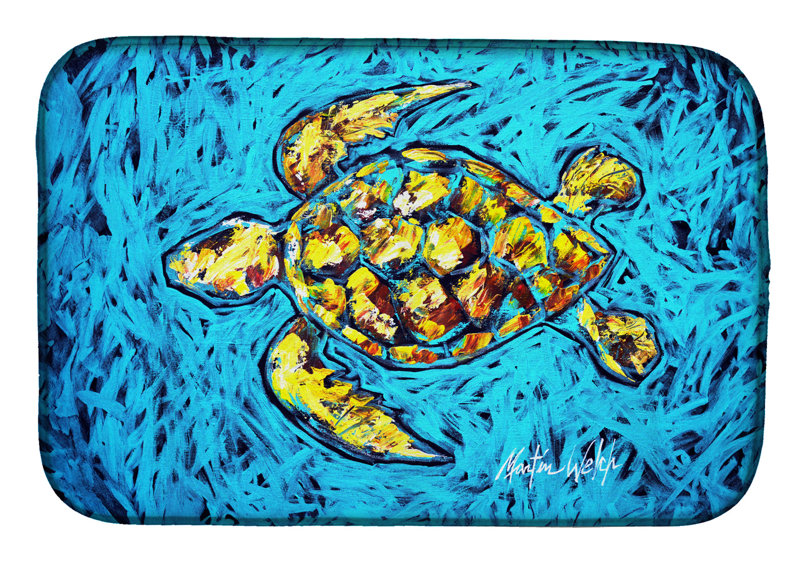 Buy this Turtle Drive Dish Drying Mat