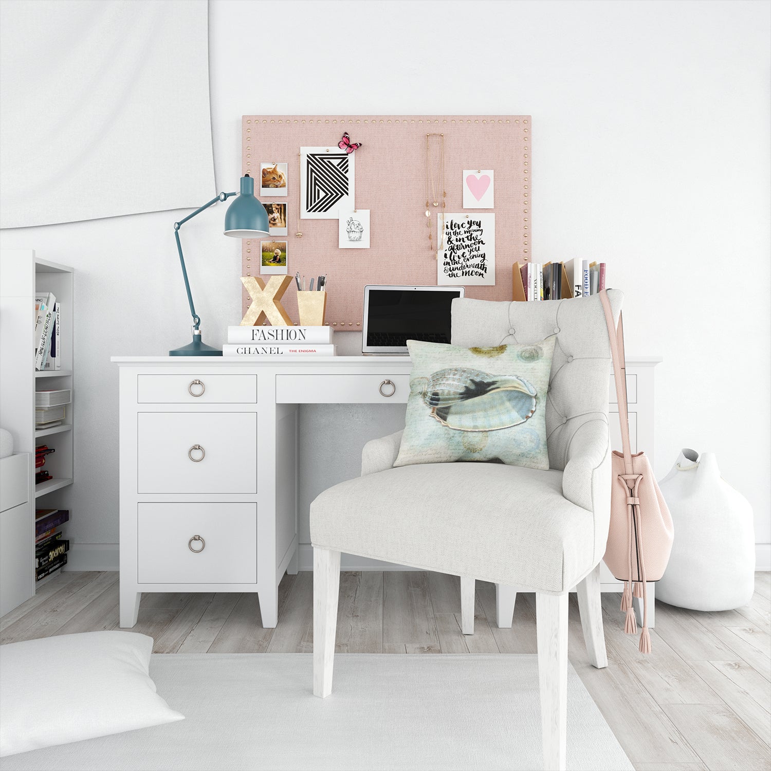 Caroline's Treasures Shells Throw Pillow - 14x14 Decorative Pillow – Art for Your Home & Patio