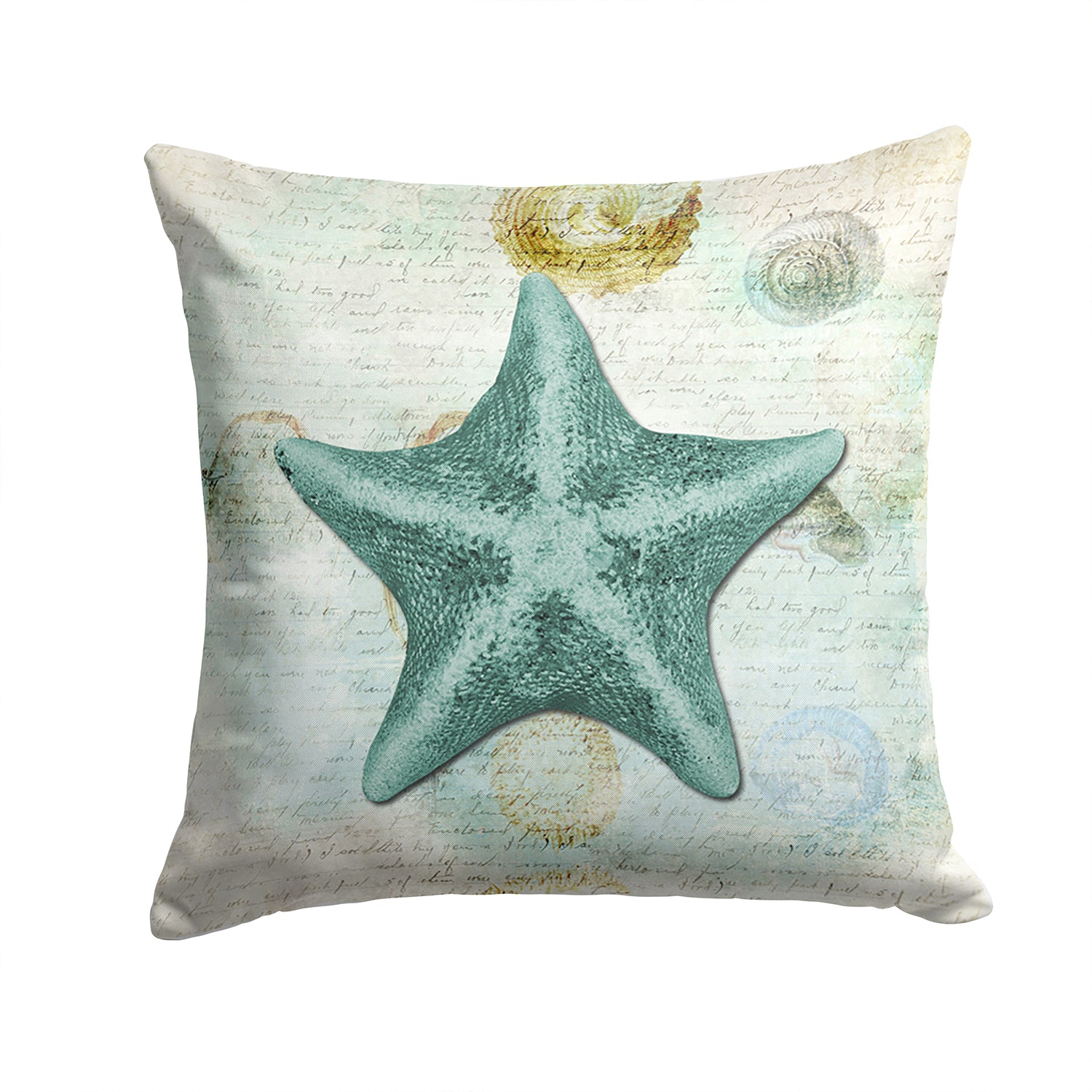 Caroline's Treasures Starfish Throw Pillow - 14x14 Decorative Pillow – Art for Your Home & Patio