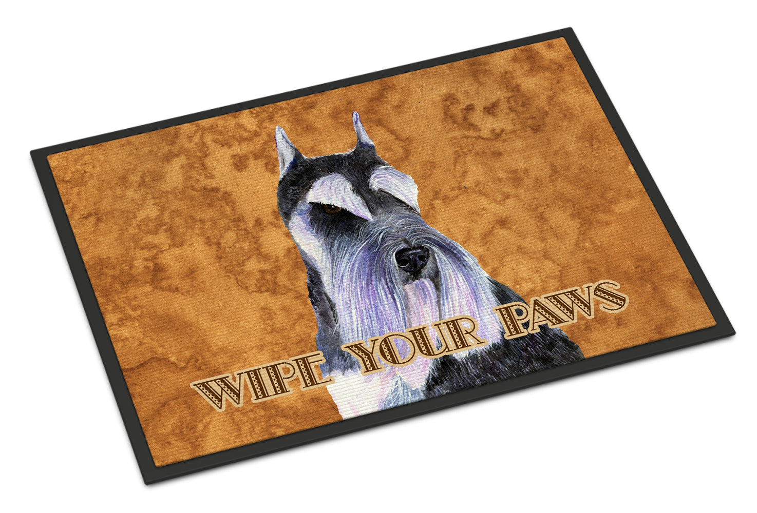 Caroline's Treasures Schnauzer Wipe your Paws Doormat - 24x36 Decorative Floor Mat – Indoor/Outdoor Rug with Artistic Flair SS4900JMAT